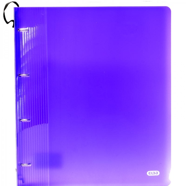 carpeta_elba_a4_4_anillas_click_con_cinta_morado