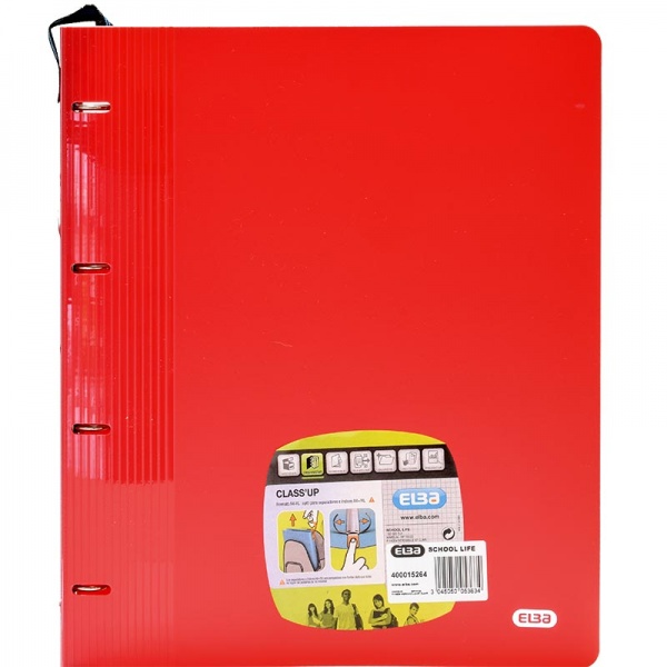 carpeta_elba_a4_4_anillas_click_con_cinta_rojo_opaco