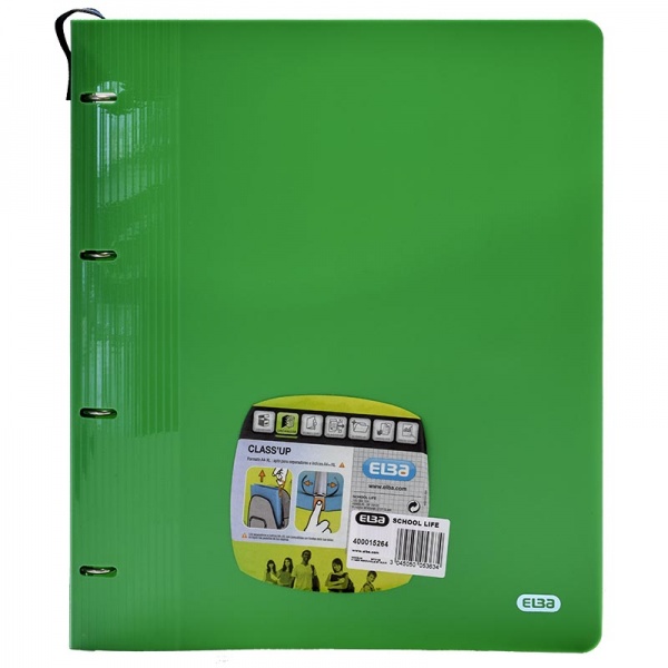 carpeta_elba_a4_4_anillas_click_con_cinta_verde_opaco
